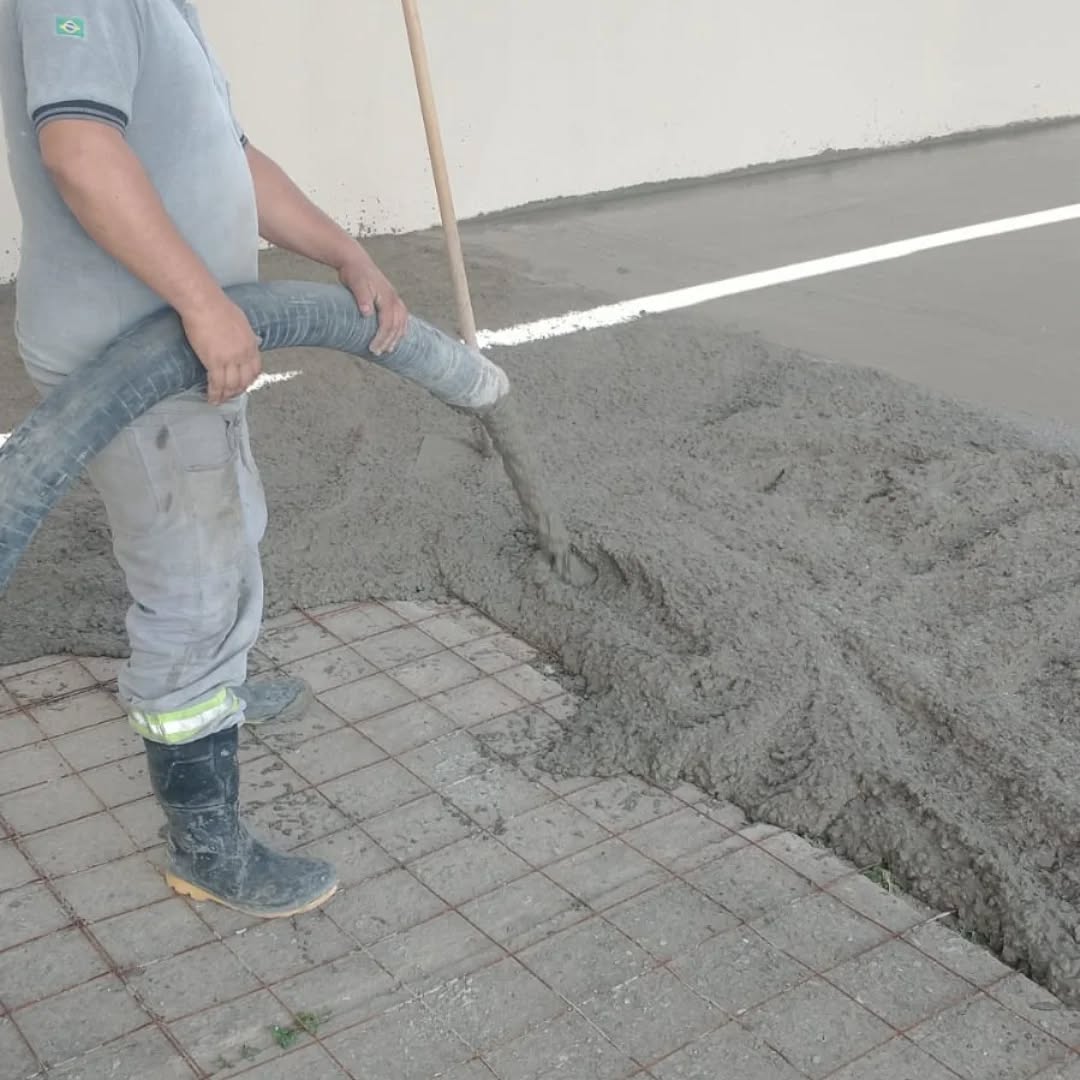 Distribuição do concreto